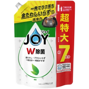 P&G P&G JOY ジョイ W除菌 食器用洗剤 緑茶 つめかえ用 超特大サイズ 930mL