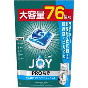 P&Gジャパン P&Gジャパン ジョイ PRO洗浄 食洗機用洗剤 ジェルタブ クリスタル 76個