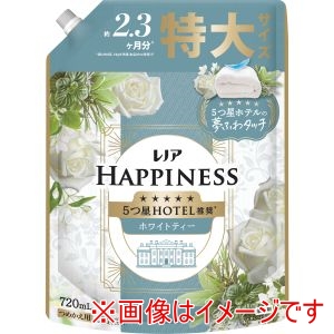 P&G P&G レノア ハピネス 夢ふわタッチ 柔軟剤 ホワイトティー 詰め替え 特大 720mL