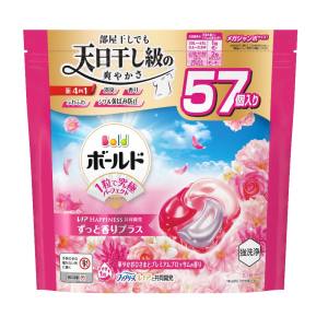 P&Gジャパン P&Gジャパン ボールド ジェルボール 4D 華やかプレミアムブロッサムの香り つめかえ メガジャンボサイズ 57個入