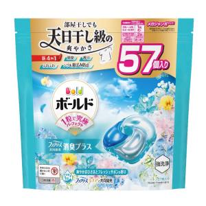 P&Gジャパン P&Gジャパン ボールド ジェルボール 4D 爽やかフレッシュフラワーサボンの香り つめかえ メガジャンボサイズ 57個入