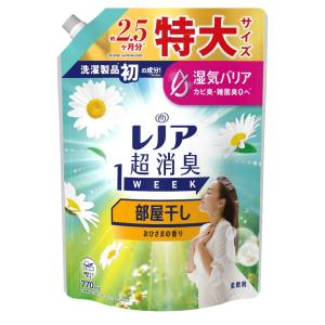 P&Gジャパン P&Gジャパン レノア 超消臭1WEEK 部屋干し用 おひさまの香り つめかえ用 特大サイズ 770mL