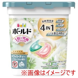 P&G P&G ボールド ジェルボール4D 心弾けるホワイトティー フローラルの香り 本体 11個