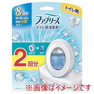 P&G P&G ファブリーズ トイレ用 消臭剤 ブルーシャボン 本体 つめかえ1個パック