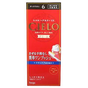 ホーユー hoyu ホーユー シエロ ヘアカラー EXクリーム 6 ダークブラウン