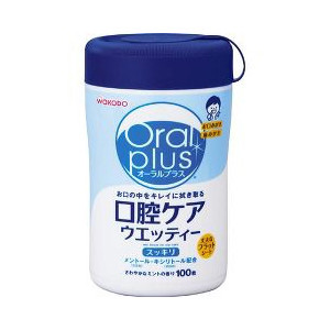 和光堂 オーラルプラス 口腔ケアウエッティー (100枚入)