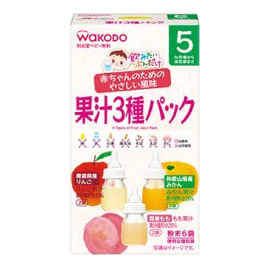 アサヒ Asahi アサヒ 果汁3種パック 5.0gX6