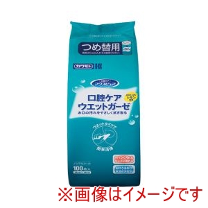 川本産業 川本産業 330996 039-102451-00 口腔ケアウエットガーゼ 100枚入 詰替用