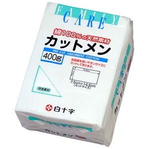 白十字 白十字 ファミリーケア FC カット綿 400g