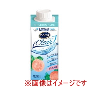 ネスレ日本 Nestle ネスレ日本 487499 アイソカルクリア ピーチ風味 200mL