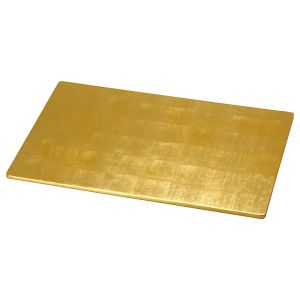 ヤマコー 用美 YAMACO ヤマコー 金色長角敷膳 小 37×26×t0.6cm 08280 用美