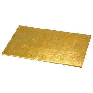 ヤマコー 用美 YAMACO ヤマコー 金色長角敷膳 中 40×28×t0.6cm 08281 用美