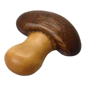 ヤマコー 用美 YAMACO ヤマコー 木製 きのこ型 箸置 ダークブラウン 08897 用美