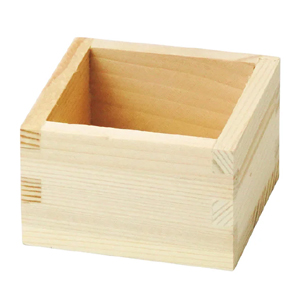 ヤマコー 用美 YAMACO ヤマコー 白木 珍味桝 大 6.1×6.1×H3.8cm 12214 用美
