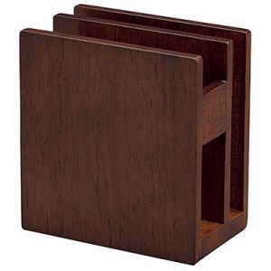 ヤマコー 用美 YAMACO ヤマコー SC 木製 ナプキン & メニュースタンド ブラウン 15277 用美