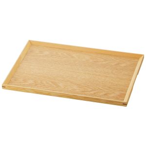 ヤマコー 用美 YAMACO ヤマコー 木製 ノンスリップ マルチトレイ 大 42×30×H2cm 15554 用美
