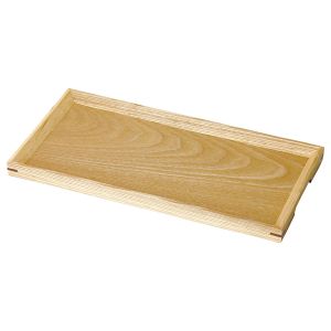 ヤマコー 用美 YAMACO ヤマコー 木製 ノンスリップ カフェトレイ クリアー 30x15 15570 用美