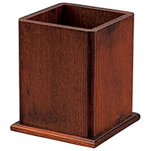 ヤマコー 用美 YAMACO ヤマコー 角型ワイド箸立 ブラウン 16109 用美