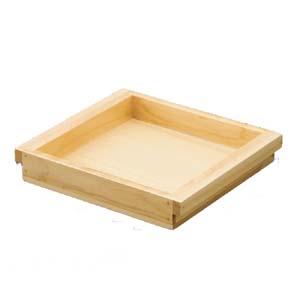 ヤマコー 用美 YAMACO ヤマコー 檜板そば 正角 木枠のみ 21552 用美