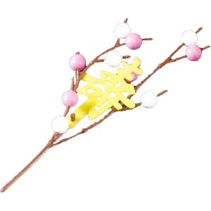ヤマコー 用美 YAMACO ヤマコー 花餅飾り寿付 100入 5ｘL12cm 25889 用美