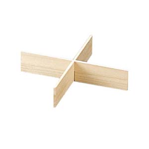 ヤマコー 用美 YAMACO ヤマコー 白木 おせち重箱 6.5寸用仕切 2本組 27321 用美