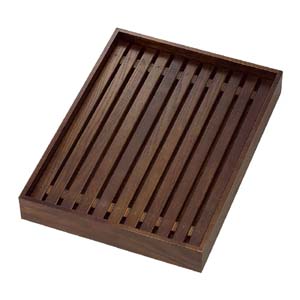 ヤマコー 用美 YAMACO ヤマコー 古代色デリカバット 目皿付 大 44113 用美