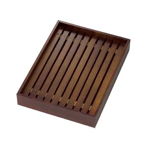 ヤマコー 用美 YAMACO ヤマコー 古代色デリカバット 目皿付 中 44114 用美