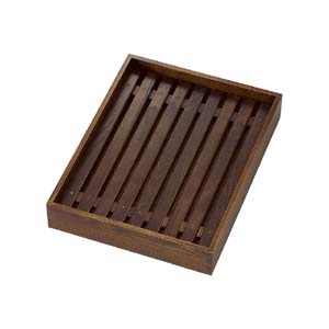 ヤマコー 用美 YAMACO ヤマコー 古代色デリカバット 目皿付 小 44115 用美