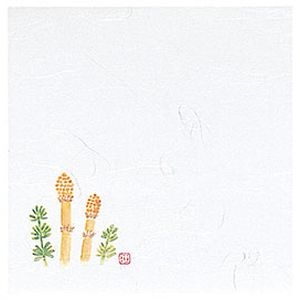 ヤマコー 用美 YAMACO ヤマコー 4寸雲竜敷紙 つくし 100枚入 64408 用美