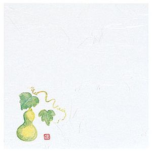 ヤマコー 用美 YAMACO ヤマコー 4寸雲竜敷紙 ひょうたん 100枚入 64410 用美