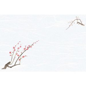 ヤマコー 用美 YAMACO ヤマコー 尺3 雲竜和紙 懐石まっと 枯淡 梅 100枚入 65200 用美