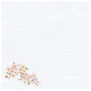 ヤマコー 用美 YAMACO ヤマコー 4寸 四季彩雲竜敷紙 桜 100枚入 68805 用美