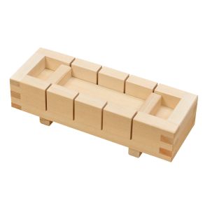 ヤマコー 用美 YAMACO ヤマコー ひのき 押寿司器 切り込み付 五ツ切 大 79246 用美