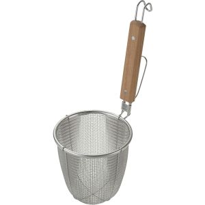 新越ワークス スリースノー 木柄 てぼ 丸底 麺200g対応 網目 8メッシュ 10121 新越ワークス TS