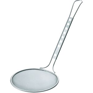 新越ワークス スリースノー 18-8 丸型 カス揚 21cm 細目 10191 新越ワークス TS