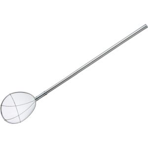 新越ワークス スリースノー パイプ柄 給食用すくい網 スイノー型 特大 荒目 柄長100cm 新越ワークス TS