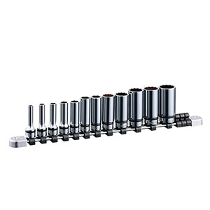 KTC 京都機械工具 KTC NTB3L12XA ネプロス 9.5sq. ディープソケットセット 12コ組 NEPROS
