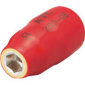 KTC 京都機械工具 KTC ZB3-08 9.5sq. 絶縁 ソケット 8mm