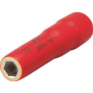 KTC 京都機械工具 KTC ZB3L-10 9.5sq. 絶縁 ディープソケット 10mm