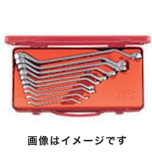 KTC 京都機械工具 KTC M2510 45°ロングめがねレンチセット 10本組