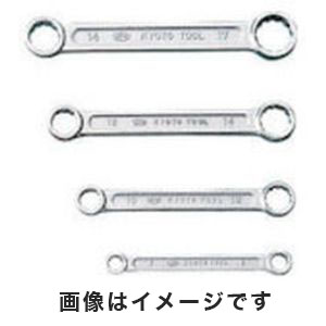 KTC 京都機械工具 KTC M1004 ストレートショートめがねレンチセット 4本組