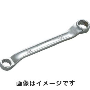 KTC 京都機械工具 KTC M5S-1719 45°×6° ショートめがねレンチ 17×19mm