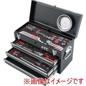 KTC 京都機械工具 KTC SK3661XBK 工具セット チェストタイプ [66点] メーカー直送 代引不可 北海道沖縄離島不可