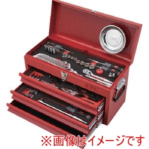 KTC 京都機械工具 KTC SK3662XR 工具セット チェストタイプ 66点 レッド メーカー直送 代引不可 北海道沖縄離島不可
