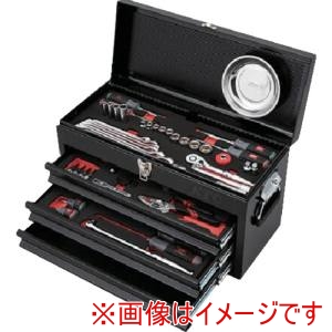 KTC 京都機械工具 KTC SK3662XBK 工具セット チェストタイプ 66点 ブラック メーカー直送 代引不可 北海道沖縄離島不可