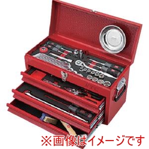KTC 京都機械工具 KTC SK4601XR 工具セット チェストタイプ 60点 レッド メーカー直送 代引不可 北海道沖縄離島不可