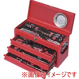 KTC 京都機械工具 KTC SK7722XR 工具セット チェストタイプ 72点 レッド メーカー直送 代引不可 北海道沖縄離島不可