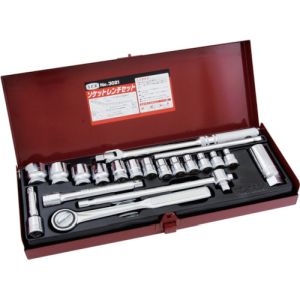 スエカゲツール SUEKAGETOOL  スエカゲツール 3021 21PCソケットレンチセット