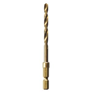 高芝ギムネ製作所 高芝ギムネ No.2306-5.0 FIRST チタンコート 六角鉄鋼ドリル 5.0mm