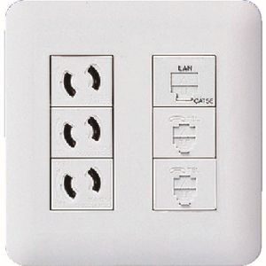 パナソニック panasonic パナソニック WTF7006W ワイド21コンセントプレート 6個用